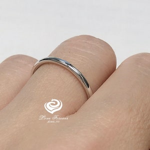 14k Solid Gold Plain Matching Band Promise Ring Wedding Band Anniversary Ring Wedding Band (Bridal Wedding Set Available)