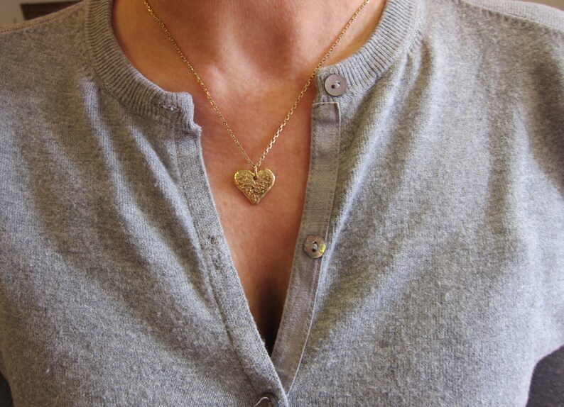 Teddy bear pendant designed by Stephane de Blaye charm. reclaimed bronze pendentive