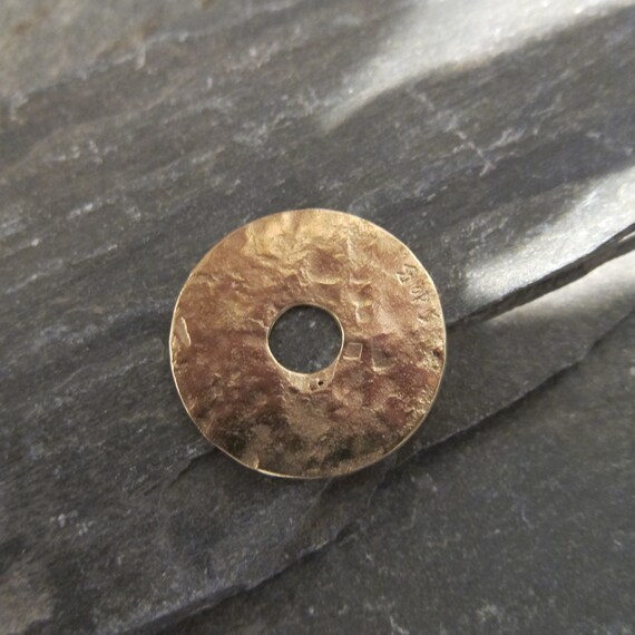 Teddy bear pendant designed by Stephane de Blaye charm. reclaimed bronze pendentive