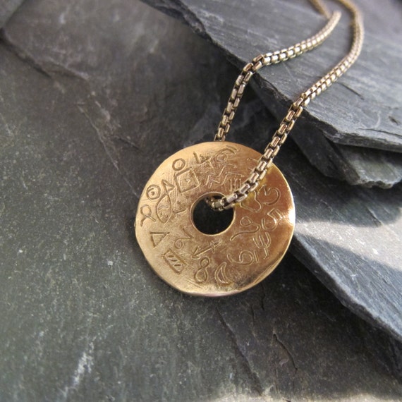Teddy bear pendant designed by Stephane de Blaye charm. reclaimed bronze pendentive