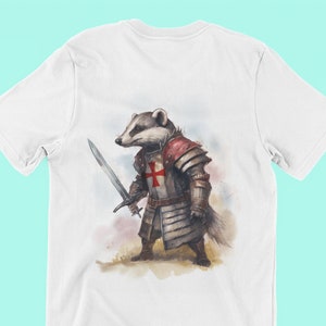 Badger T-Shirt Knights Templer Crusaders das Lover Gift