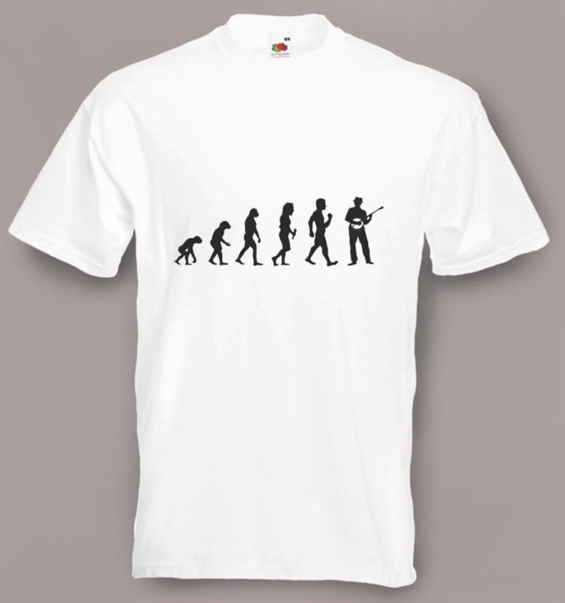 Evolution To Banjo t-shirt Funny Banjo Player T-shirt sizes Sm TO 2XXL image 5