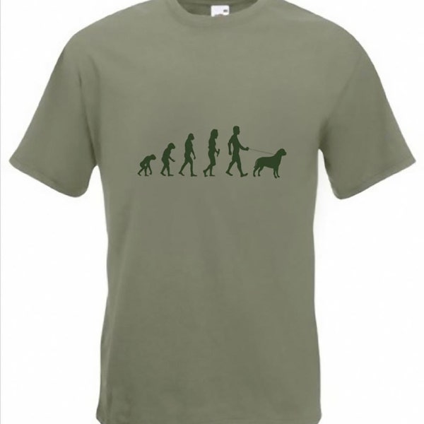 Evolution de Bullmastiff t-shirt Funny Dog T-shirt tailles S à 2XXL