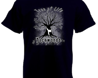 The Tree of Life Taekwondo T-shirt Korean martial art Taekwondo Gift