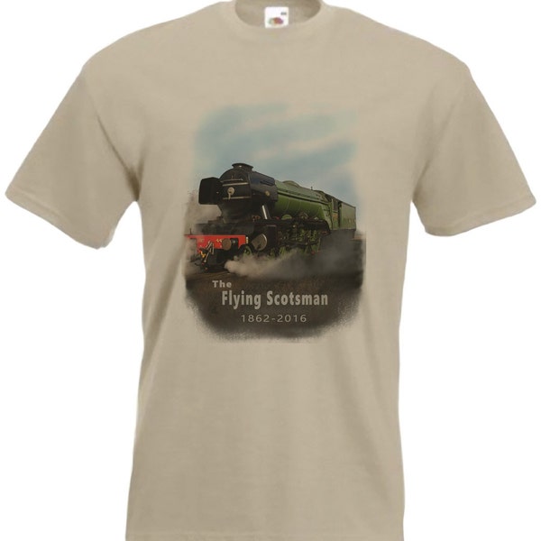 The Flying Scotsman T-shirt Steam Locomotive No. 4472 in all Sizes