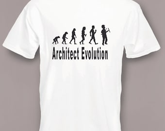 Evolution to Architect t-shirt Funny T-shirt sizes S To 2XXL