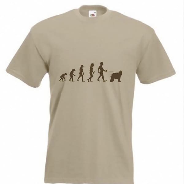 Evolution to Afghan Hound t-shirt Funny Dog T-shirt sizes S TO 2XXL