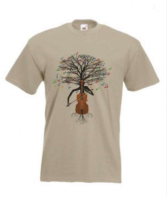 Cello T-shirt Musical Tree Cellist Violoncello in all sizes