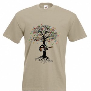 Camiseta Baixo Guitarra Musical Tree Baixo Guitarrista em todos os tamanhos