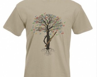 Bassoon T-shirt Musical Tree bassoonist woodwind in all sizes