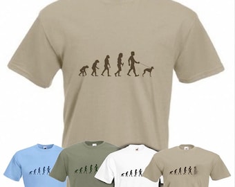 Evolution To Whippet t-shirt Funny Dog T-shirt in sizes Sm to 2XXL