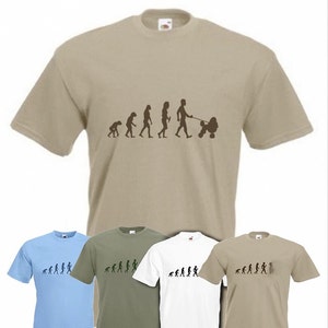Evolution To Poodle t-shirt Funny Dog T-shirt in sizes Sm to 2XXL