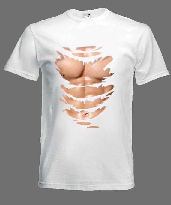 Ripped Muscles, six pack, chest T-shirt' Men's Hoodie