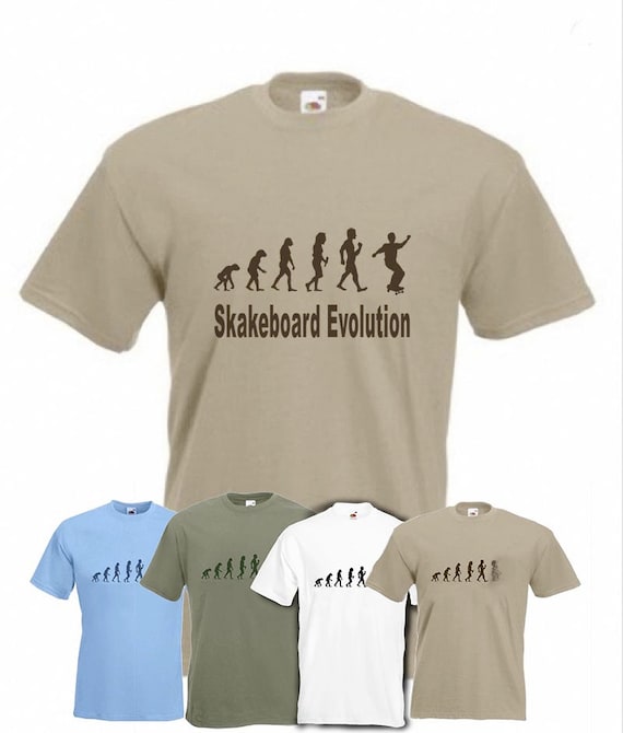 Skateboard Evolution T-Shirt - Skateboarding Gift Shirt Skateboard Evolution T-Shirt - Skateboarding Gift Shirt