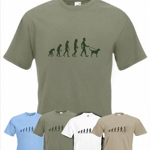 Evolution To Labrador t-shirt Funny Dog T-shirt sizes Sm To 2XXL