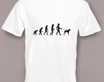 Evolution to Boxer Dog t-shirt Funny Dog T-shirt sizes Sm To 2XXL