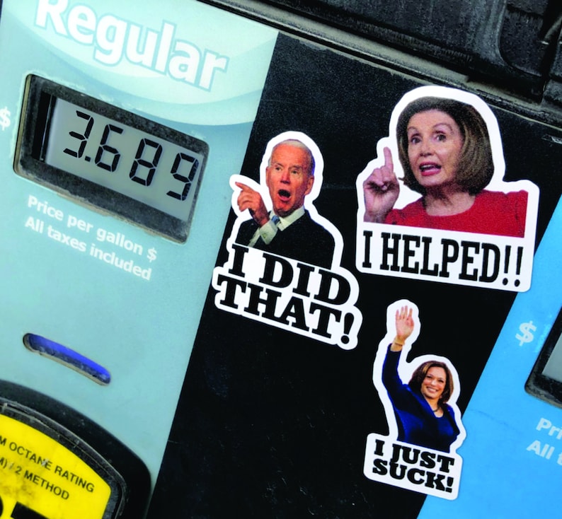 I did that Biden Kamala & Pelosi Set of 24 Decals image 1