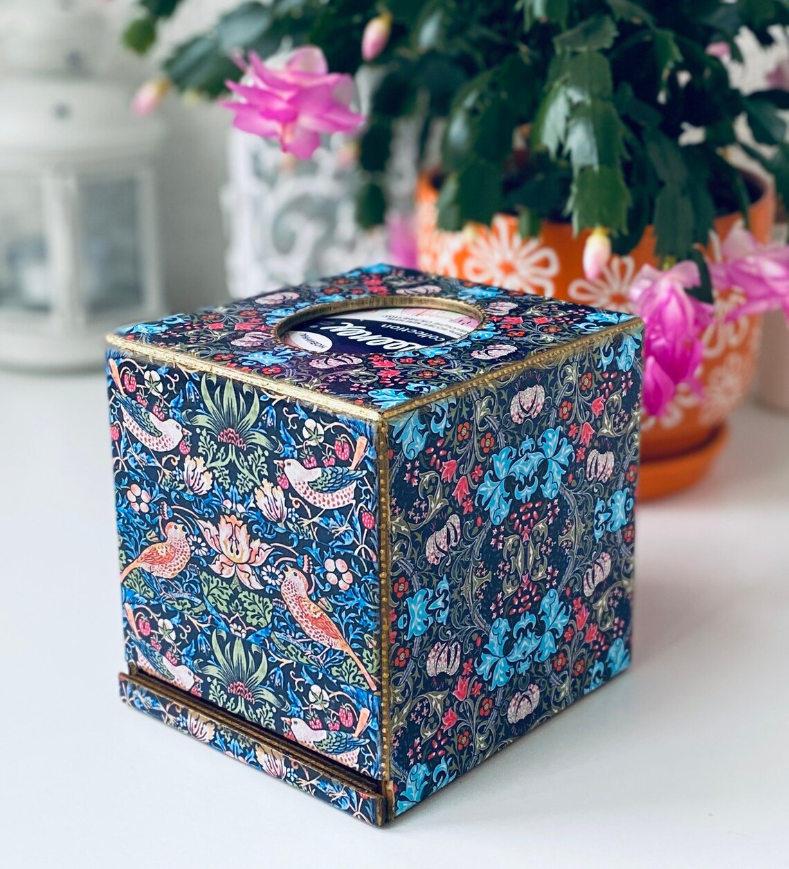 William Morris Chest of Drawers and Tissue Box Cover Set of 2 Etsy UK