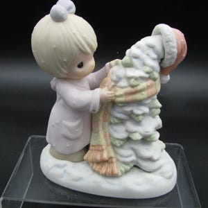 Precious Moments &quot;Have A Cozy Country Christmas&quot; 455873 excellent condition 1998 mark 5 1/4&quot; tall