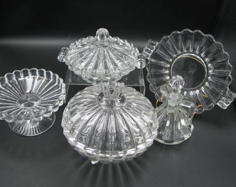 Heisey Crystolite #1503 Candy Cheese compote Preserve & Cover Lemon tray Oil Cruet priced each you choose