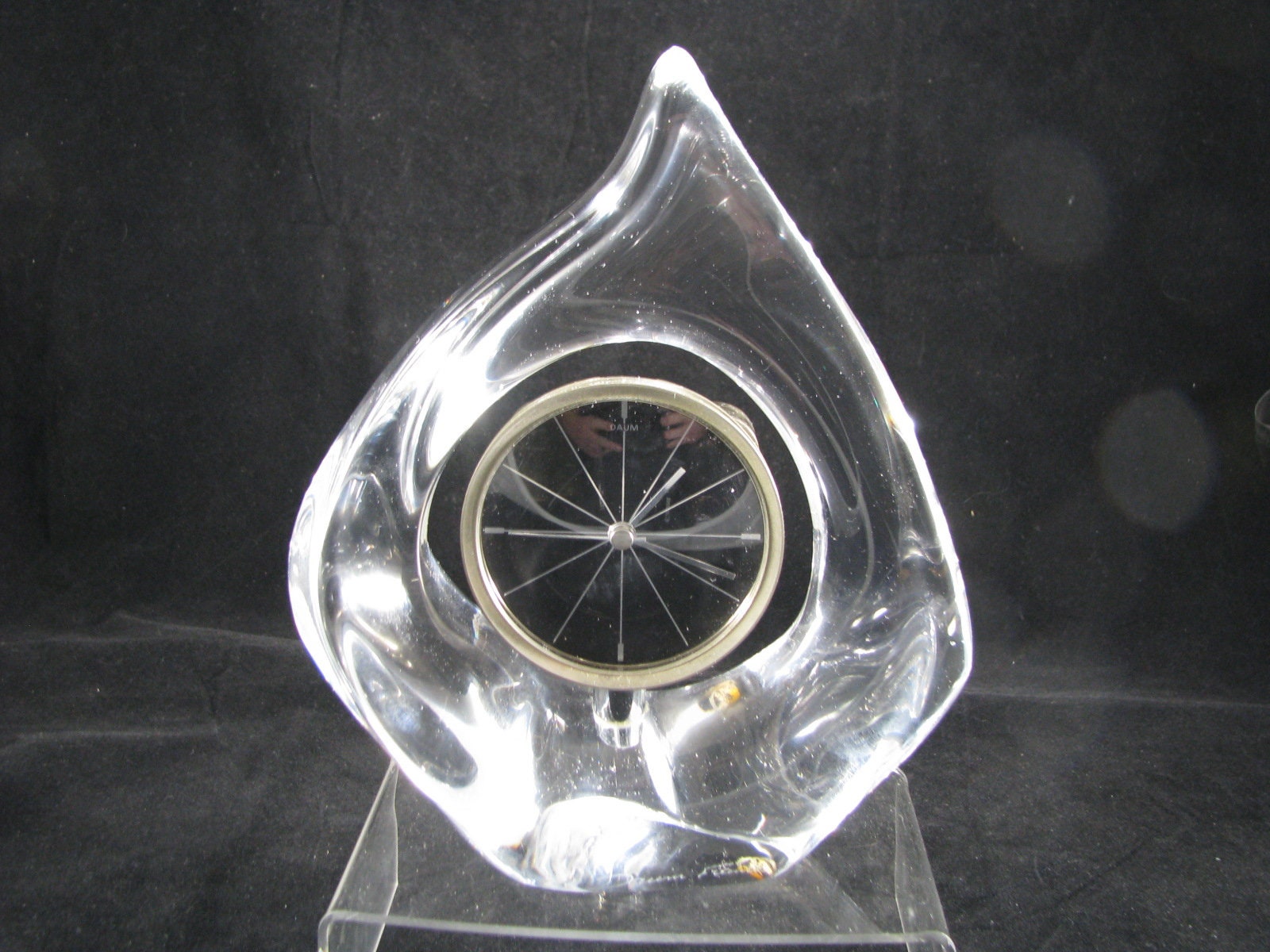 Crystal Clock Daum - Etsy