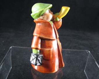 Hummel / Goebel  " Boy Playing Horn With Lantern " West Germany #13907-09 3 1/2" tall