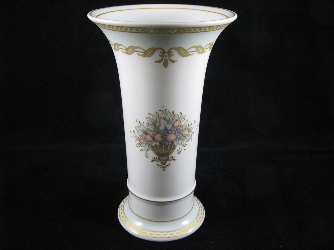 KAISER GERMANY VASE Musette Pattern Signed Dekor Nossek 8 Tall