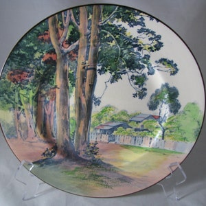 Royal Doulton England Cabinet Plate English Cottage 10 1/2&quot;