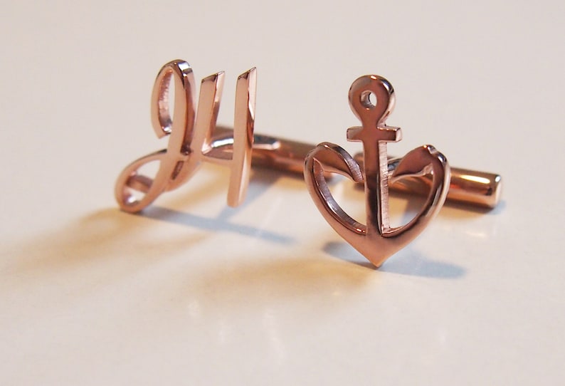 cufflinks with your initials or motif image 1
