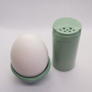 colorful eggcup handmade of porcelain, eight colors to chose from to fit on your breakfast table image 8