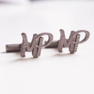 cufflinks with your initials or motif image 6
