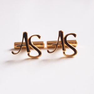 cufflinks with your initials or motif image 7