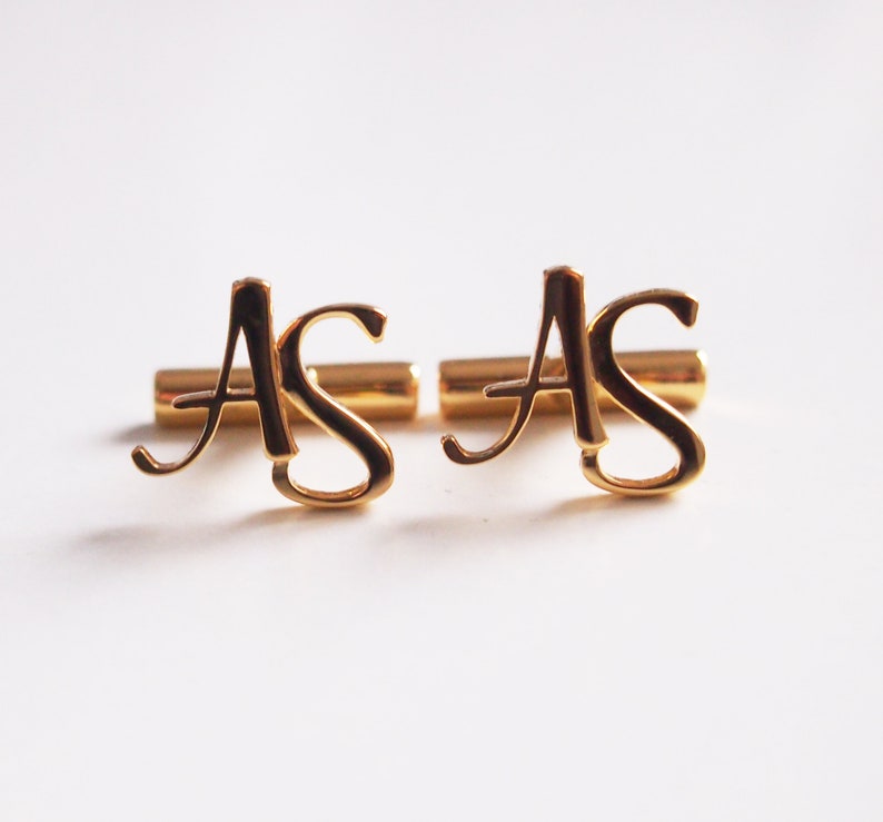 cufflinks with your initials or motif image 7