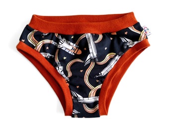 Space Rockets Adult Pants | Womens Knickers | Organic Cotton Underwear