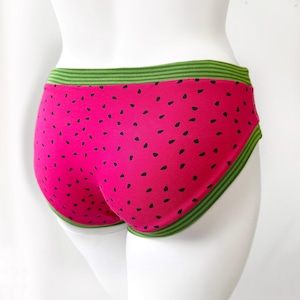 Watermelon Adult Pants | Women&#39;s Knickers | Organic Cotton Underwear