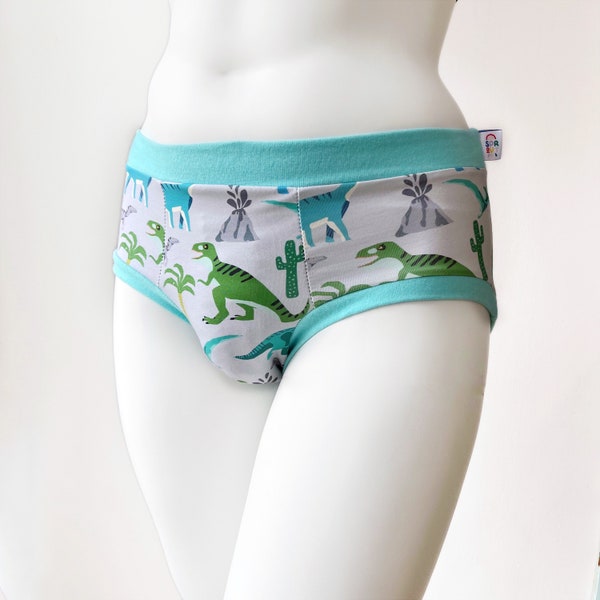 Dinosaur Pouch Front Briefs | Men’s Women’s Pants | Organic Cotton Underwear