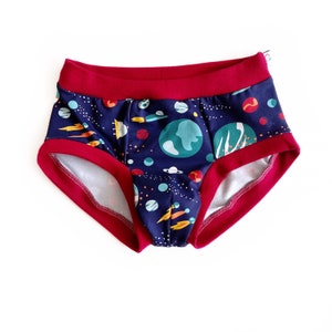 Calzoncillos con bolsillo frontal Space Pouch / Pantalones para hombre / Ropa interior de algodón orgánico