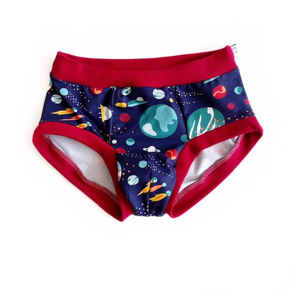 Space Pouch Front Briefs | Men’s Pants | Organic Cotton Underwear