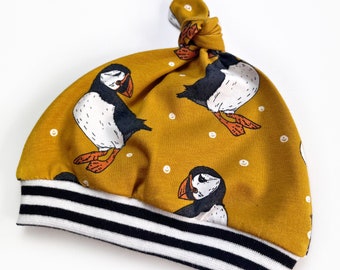 Puffin Organic Baby Hat | Newborn Baby Gift