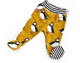 Puffin Organic Footed Baby Leggings | Newborn Baby Gift