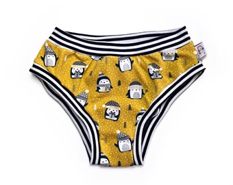 Christmas Penguin Adult Pants | Women's Knickers | Organic Cotton Underwear