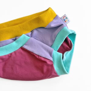 Pastel Colour Block Adult Pants | Women&#39;s Knickers | Organic Cotton Underwear