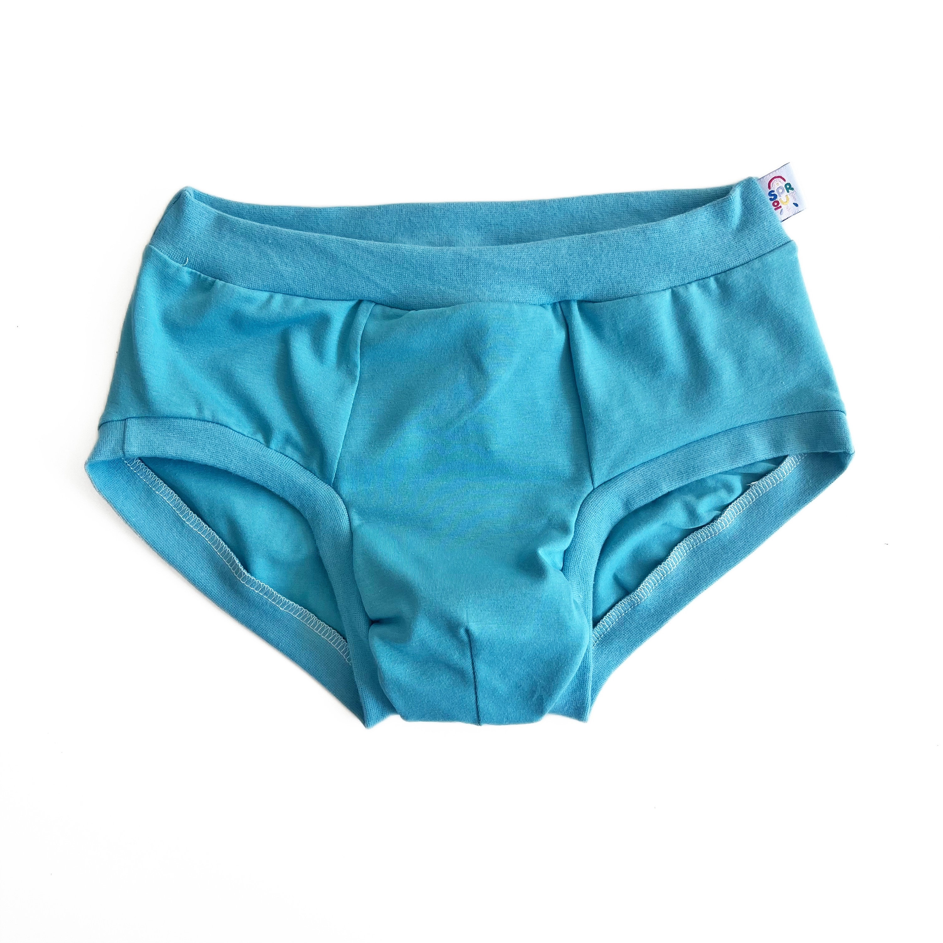 Sky Blue Pouch Front Briefs | Men's Pants | Organic Cotton