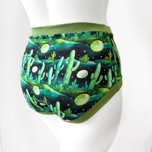 Cactus High Waisted Adult Pants | Women&#39;s Knickers | Organic Cotton Underwear