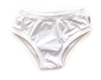 Plain White Organic Pants