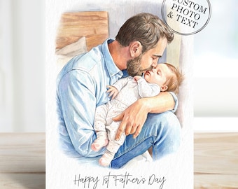 Custom Mothers Day Card For Mum Mummy Nana - Personalised Father's Day Cards Daughter Son