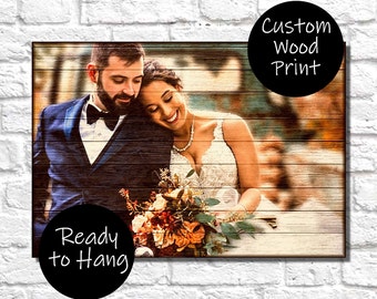 Custom Couple Portrait Gift, Wedding Anniversary Gifts For Couples, Wooden Portrait From Photo Gifts, Wooden Wall Art Picture Frames
