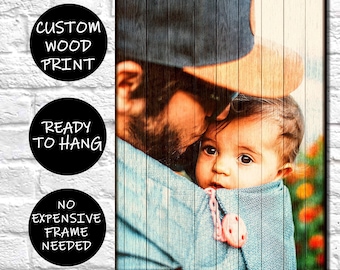 Fathers Day Gift From Daughter Personalized Gifts For Dad Gift Dad Birthday Gift Personalized Fathers Day Gifts From Son Wood Photo Frame