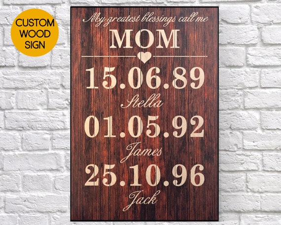 custom mothers day gifts