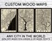 Gifts For Men Gifts For Him Wood Wall Art Mens Gift Boyfriend Birthday Gift For Him Wood Art Custom Map Gift For Men Panel Effect Wood Maps 